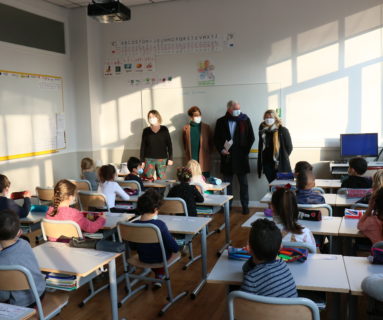 Rénovation de l'école Sévigné-Paul-Bert, à Flers : les premiers élèves ont fait leur rentrée