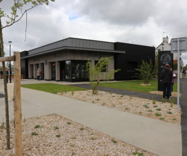 Messei : une nouvelle place aménagée en cœur de bourg