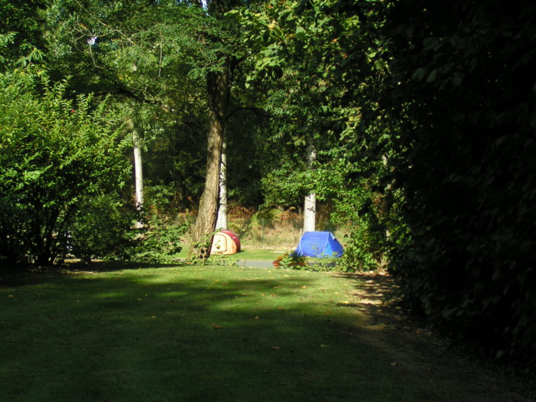 Le camping est ombragé.