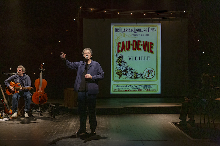 Spectacle "tous les marins sont des chateurs" . Conférence chantée de Gérard Mordillat, François Morel, Antoine Sahler et Amos Mah