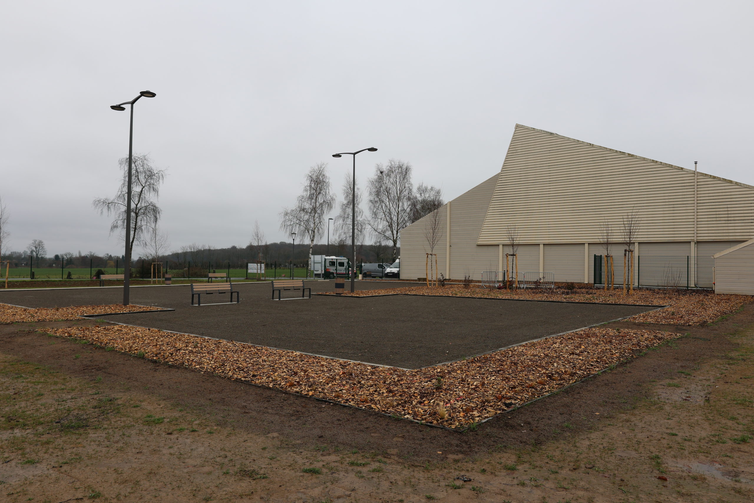 Les terrains de pétanque