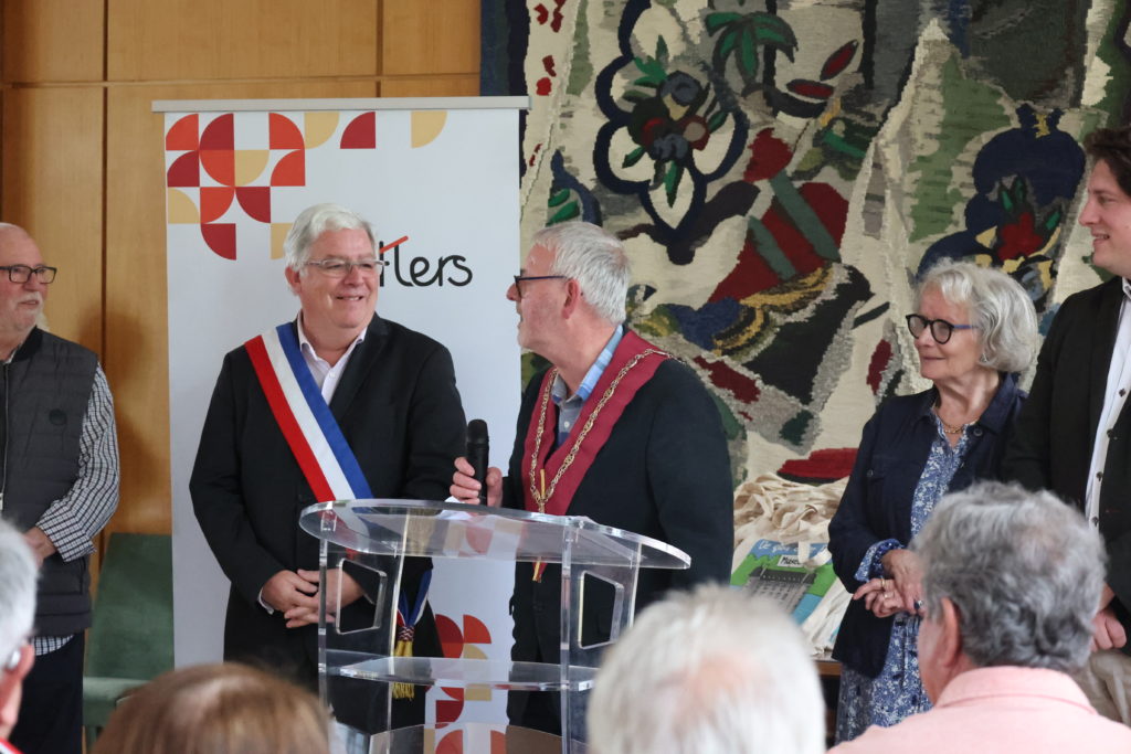 Le maire de Warminster est venu à Flers pour la première fois.