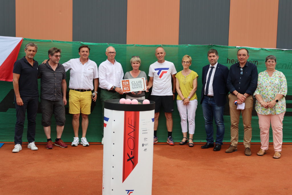 Le club labelisé Club tennis santé.