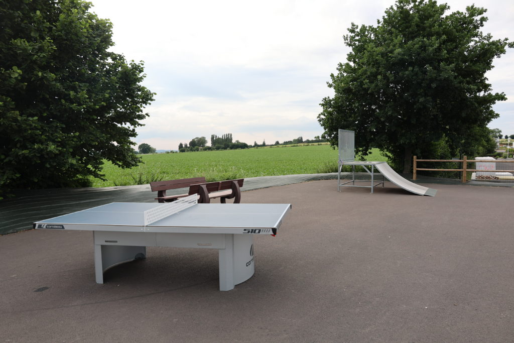La table de ping-pong