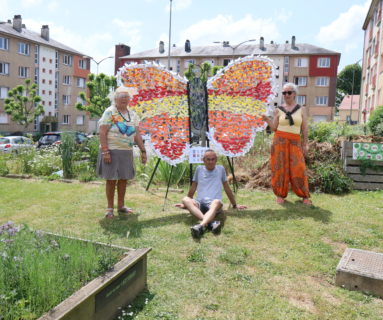 Les habitants font vivre les jardins partagés, dans le quartier Saint-Michel, à Flers