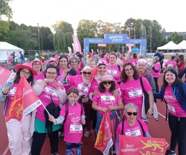 18 femmes de Flers, de 7 à 75 ans, ont participé à La Rochambelle, à Caen