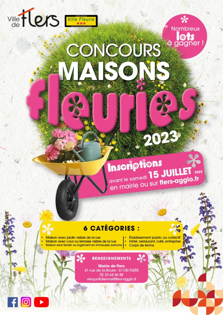 Concours des maisons fleuries 2023 - Flers Agglo