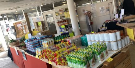 Supermarché éphémère de l'occasion