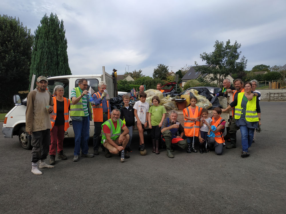 World Clean Up Day 2023 à Berjou et dans la vallée du Noireau avec les bénévoles de l'AEVN