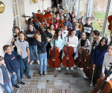 Trente musiciens amateurs et élèves en stage durant les vacances d'automne à Flers