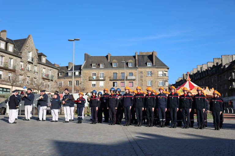 La fanfare de Messei a accompagné la cérémonie.