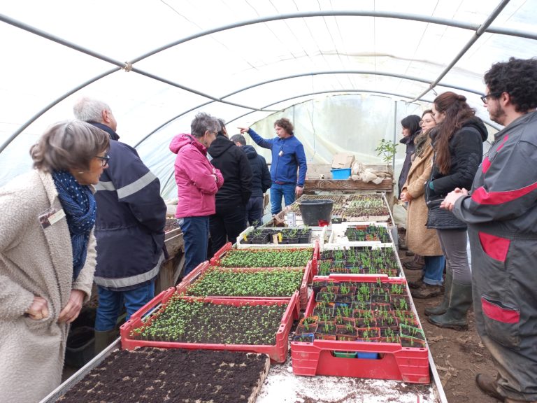 Rallye Bio Flers Agglo - Visite de la ferme Autour du Potager à Notre-Dame-du-Rocher / photo Bio en Normandie