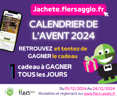 Calendrier de l'Avent : un cadeau à gagner tous les jours avec Jachete.flersagglo.fr