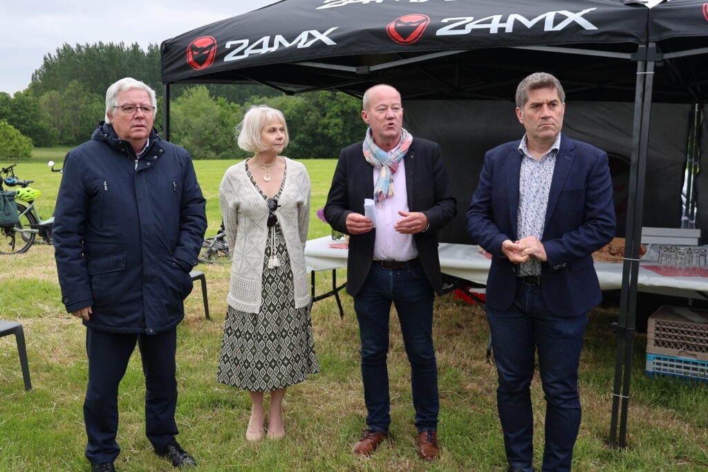 Discours du maire de La Lande-Patry, Pascal Lecerf.