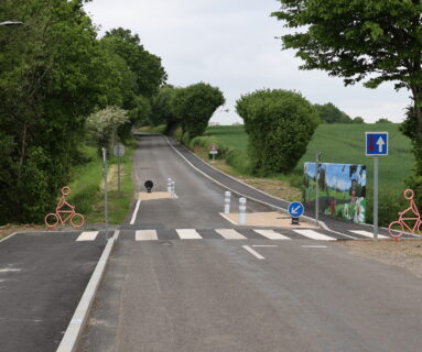 Une voie douce aménagée à La Lande-Patry