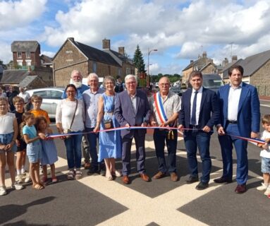 Au Châtellier, la traversée du bourg a été améliorée