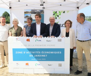 À La Selle-la-Forge, la première pierre de la zone d'activités du Jardinet a été posée