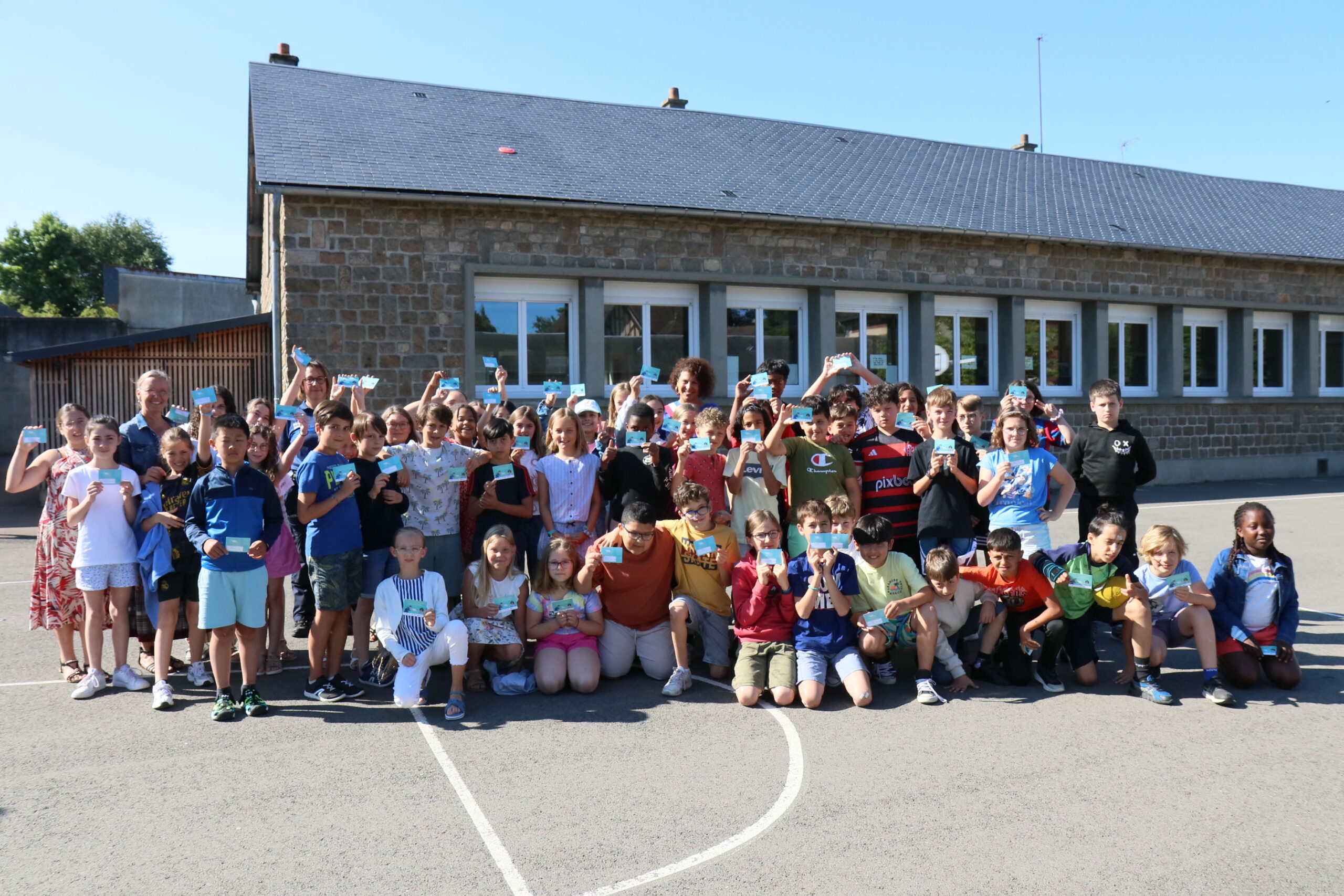 Les CM1 et CM2 de l'école Sévigné-Paul-Bert.