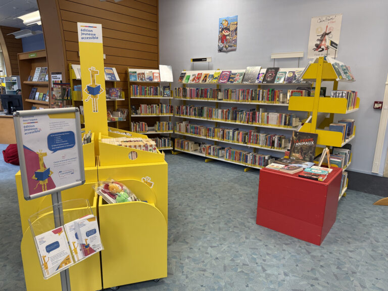 L'espace jeunesse et éditions jeunesse accessible