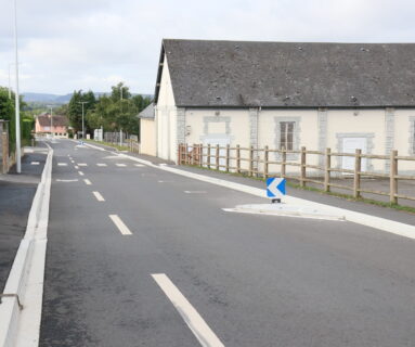 À Saint-Pierre-du-Regard, des aménagements pour réduire la vitesse