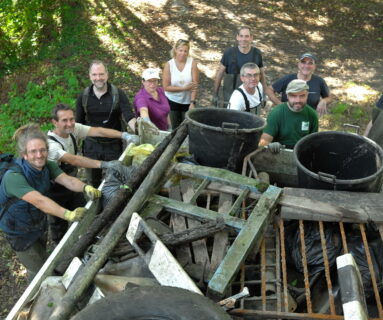 536 kg de déchets sauvages ramassés au World Cleanup Day