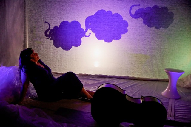 Bleue fantaisie - Théâtre d'ombres et violoncelle à partir de 9 mois - Samedi 18 octobre © Olivier Biks