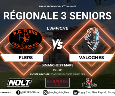 Rugby : Flers - Valognes