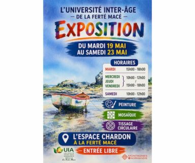 Exposition des travaux d'étudiants Université Inter-Age