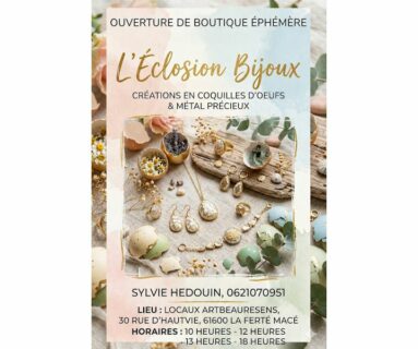 Boutique éphémère de créations artisanales locales
