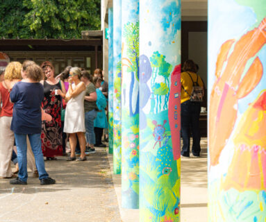 Les élèves de Morin-La Fontaine, à Flers, embellissent leur école avec l'artiste Marion Alexandre