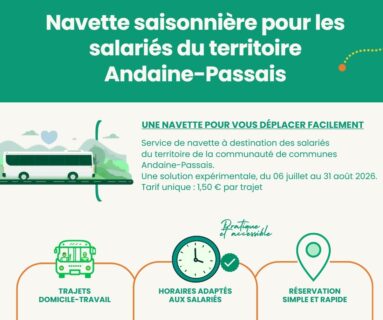 Une navette saisonnière pour les salariés du territoire Andaine-Passais, au départ de Flers