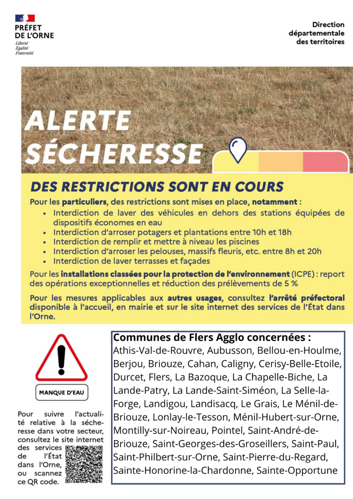 Alerte sécheresse