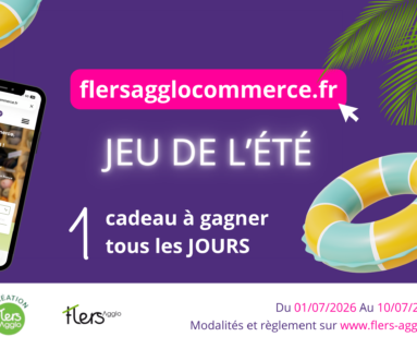 Jeu de l'été : un cadeau à gagner tous les jours avec flersagglocommerce.fr