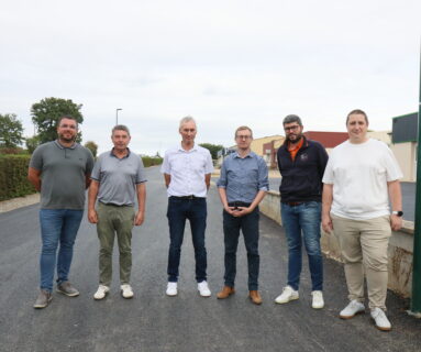 Flers Agglo a rénové la voirie de la zone d'activités de Pointel