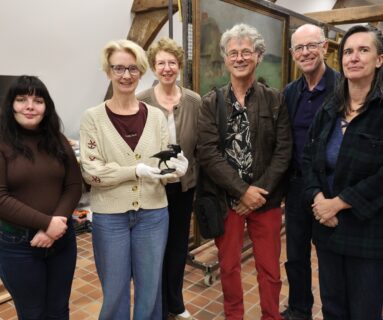 Une sculpture d'Artus rejoint les collections du musée du château de Flers