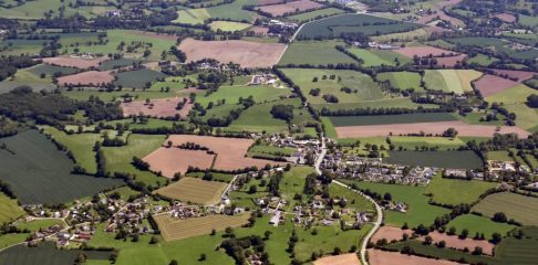 Le bocage ornais vu du ciel